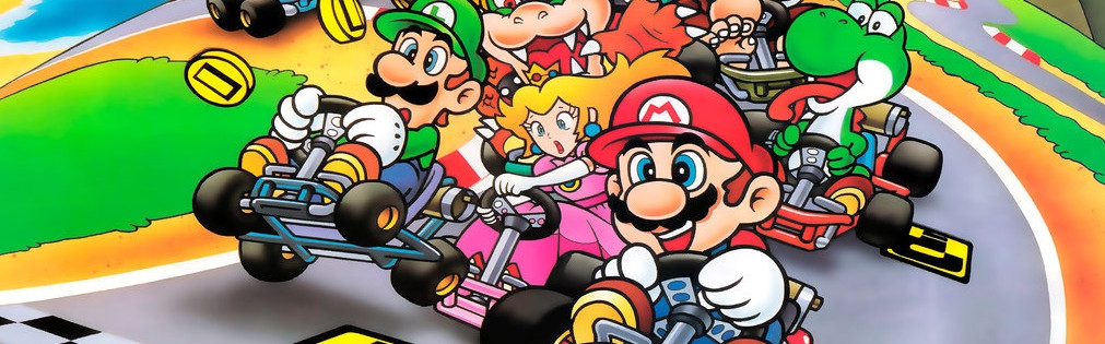 Banner Super Mario Kart