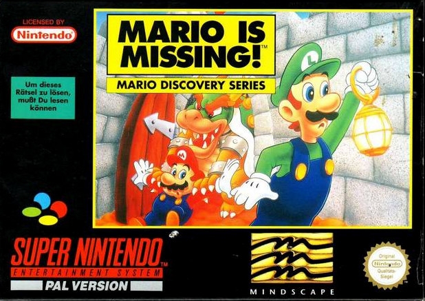 Boxshot Mario is Missing!