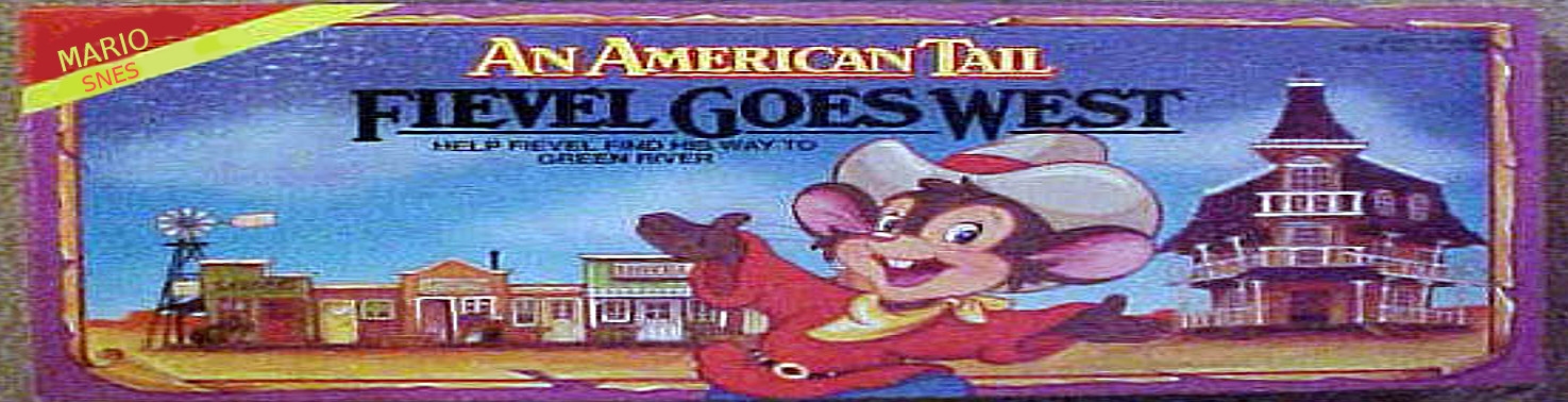 Banner An American Tail Fievel Goes West