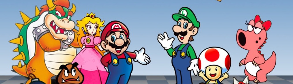 Banner Super Mario All-Stars