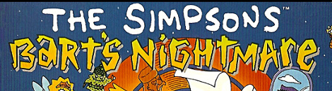 Banner The Simpsons Barts Nightmare