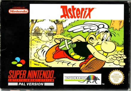Astérix met Karakter/Beschadiging voor Super Nintendo