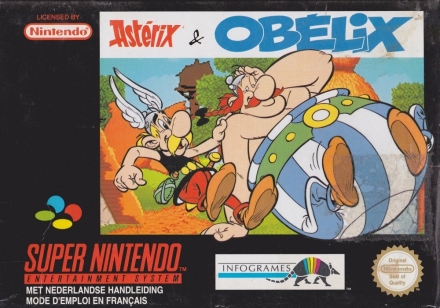 Astérix & Obélix met Karakter/Beschadiging voor Super Nintendo