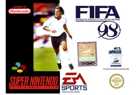 FIFA Road to World Cup 98 met Karakter/Beschadiging voor Super Nintendo