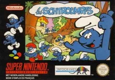 Les Schtroumpfs Lelijk Eendje voor Super Nintendo