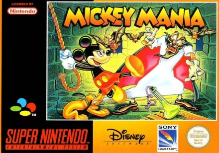/Mickey Mania Lelijk Eendje voor Super Nintendo