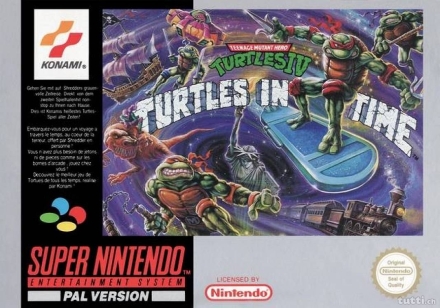 /Teenage Mutant Hero Turtles IV: Turtles in Time voor Super Nintendo