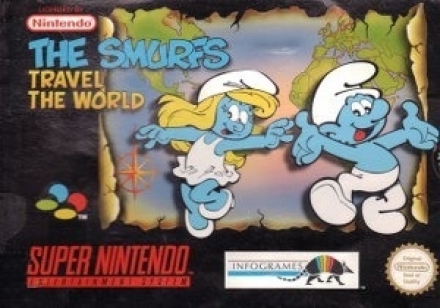 The Smurfs: Travel the World Lelijk Eendje voor Super Nintendo