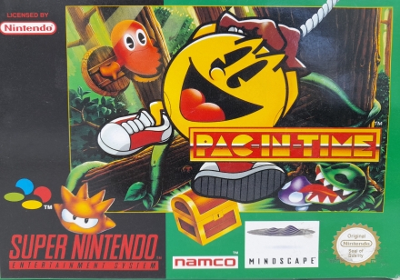 Pac-in-Time Compleet voor Super Nintendo