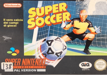 Super Soccer Compleet in Buitenlands Doosje voor Super Nintendo