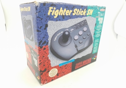 Top Fighter Arcade-Style Joystick in Doos voor Super Nintendo