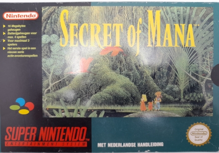 Secret of Mana Compleet met Wereldkaart voor Super Nintendo