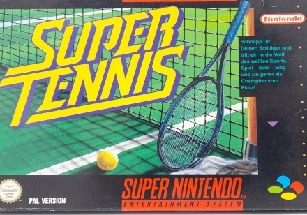 Super Tennis Compleet in Buitenlands Doosje voor Super Nintendo
