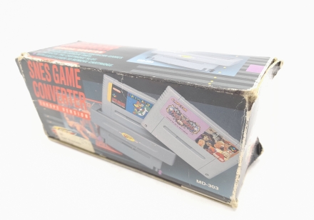 Fire SNES Game Converter in Doos voor Super Nintendo