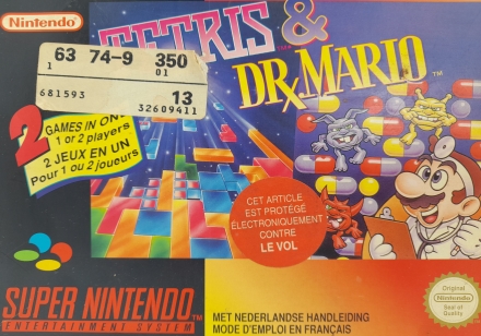 Tetris & Dr. Mario Compleet voor Super Nintendo