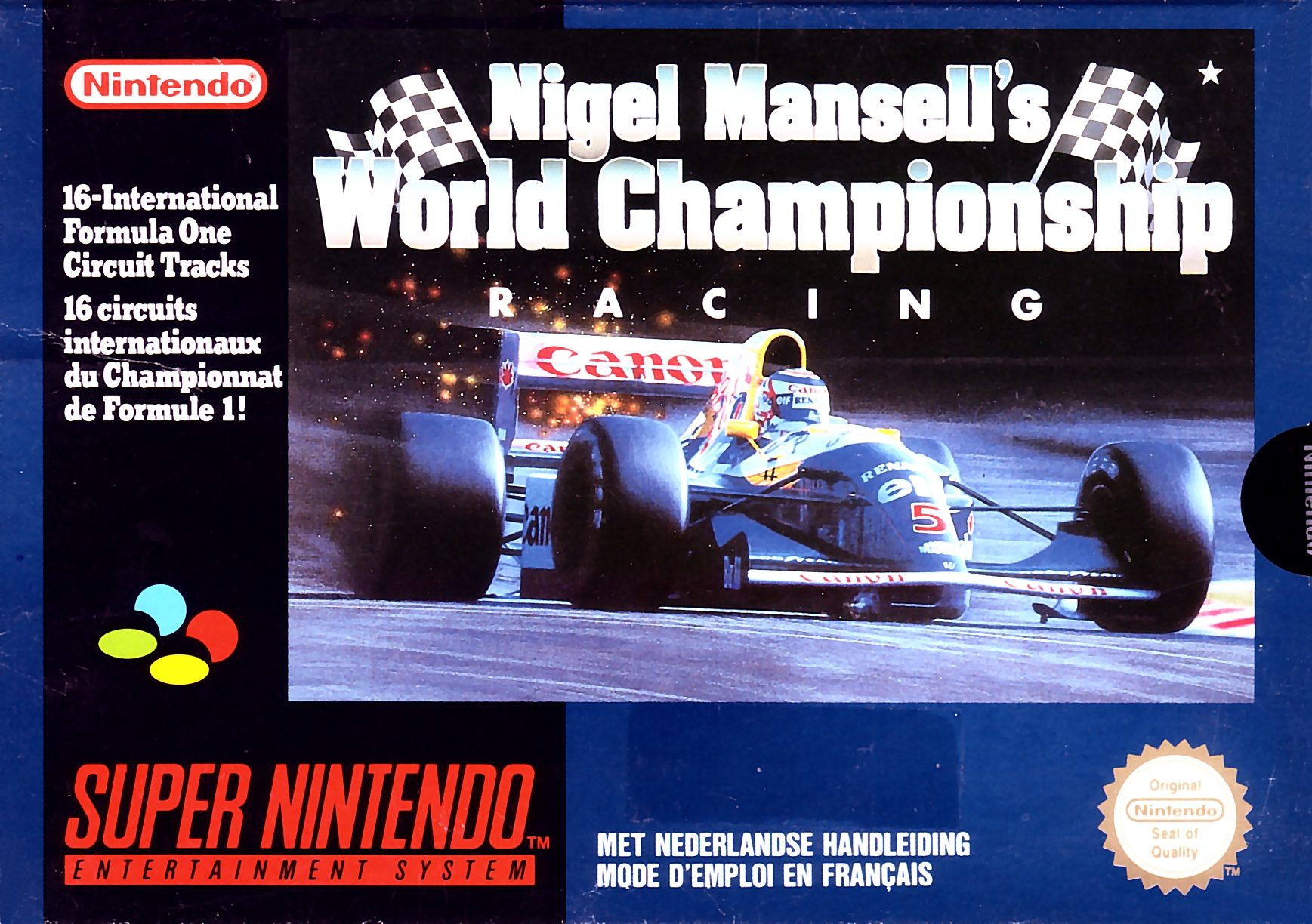 Boxshot Nigel Mansell’s World Championship Racing