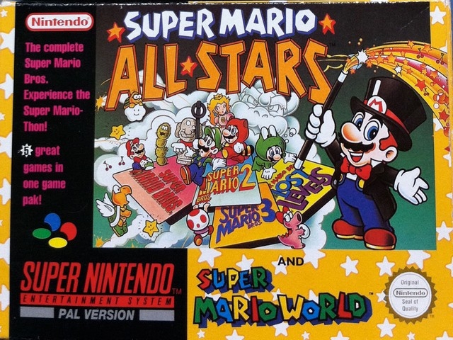 Boxshot Super Mario All-Stars & Super Mario World