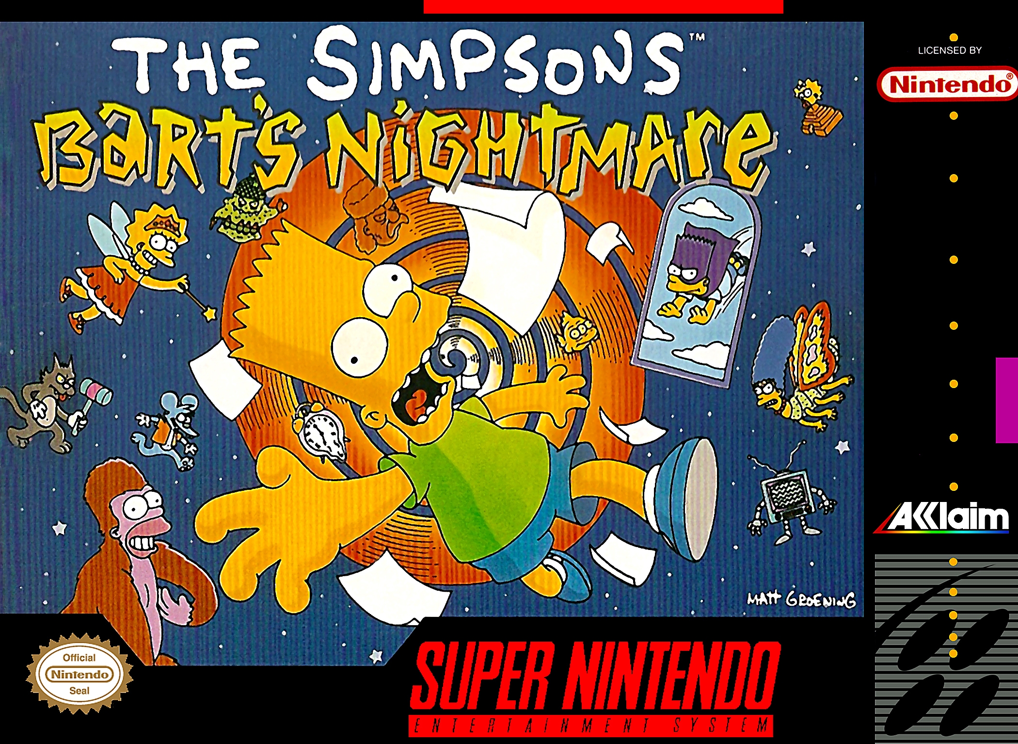 Boxshot The Simpsons: Bart’s Nightmare