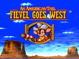 An American Tail: Fievel Goes West: Afbeelding met speelbare characters