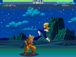Ook hier gaat de strijd der Saiyans door: Goku VS Vegeta. Altijd al elkaars uitdager geweest.