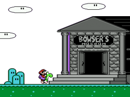 Et museum om Bowser? Har han flere fans end Mario? Jeg siger, lad os gå videre til Mario-museet....