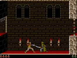 Prince of Persia, a game that will remind you of <a href = https://www.mariosnes.nl/en/super-nintendo-game.php?t=Disneys_Aladdin target = _blank>Aladdin</a>.