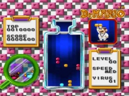 In Dr. Mario los je ziektes op zoals elke goede dokter dat doet: door pillen tegen virussen te gooien! Wacht...