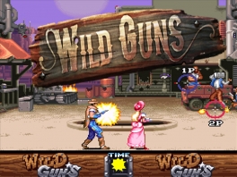 Wild Guns: Afbeelding met speelbare characters