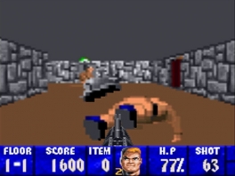 1 van de vele vijanden in deze game een SSR!