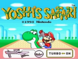 En este juego montas a lomos de Yoshi y juegas con Mario. ¡Compatible con <a href = https://www.mariosnes.nl/es/juego-super-nintendo.php?t=Super_NES_Nintendo_Scope_6>Scope</a>!