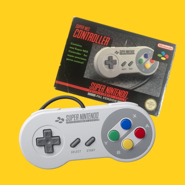 SNES originele controllers met doosje