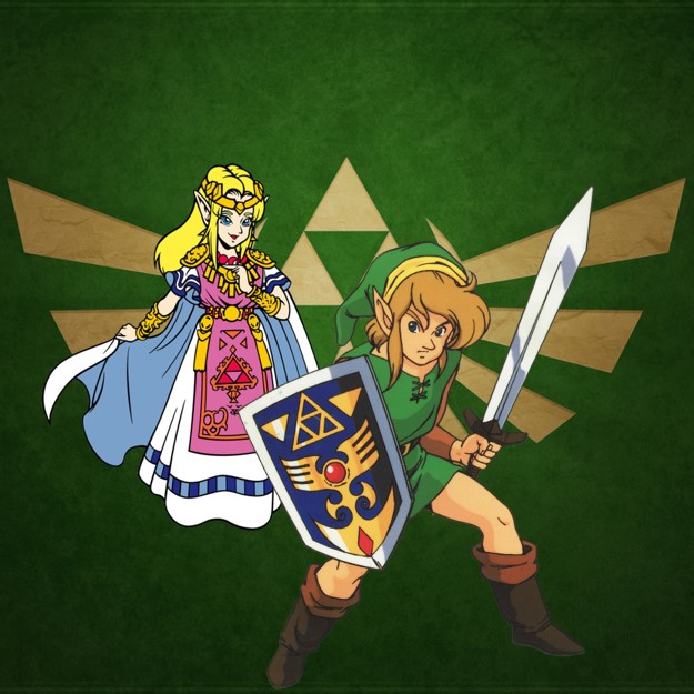 Zelda en Link op de SNES